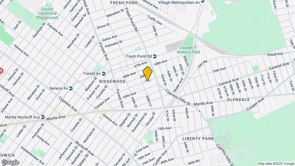 60-66 Catalpa Ave Mapa y Detalles de la Ubicación