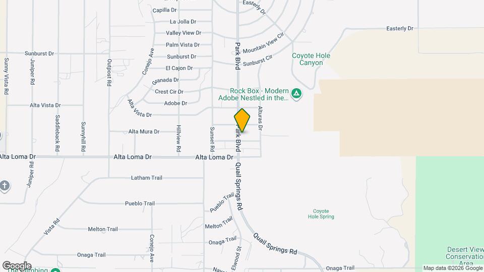 61818 Alta Mesa Dr Map and Location Details