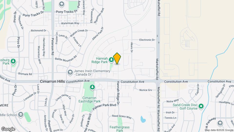 2556 Hannah Ridge Dr Map and Location Details