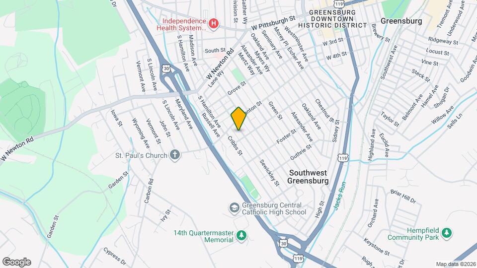 420 Sewickley St, Unit 1 Map and Location Details