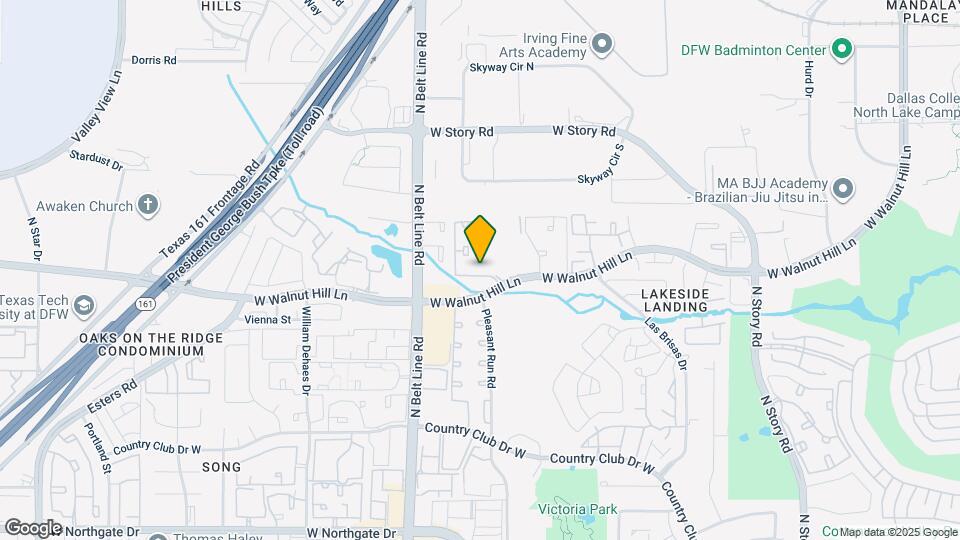 3203 W Walnut Hill Ln Map and Location Details