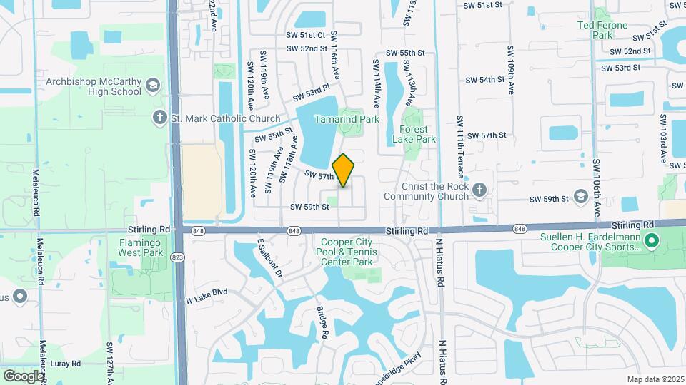 5804 SW 116th Ave Map and Location Details