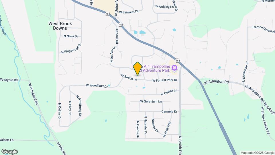 4242 W Beech Ln Map and Location Details