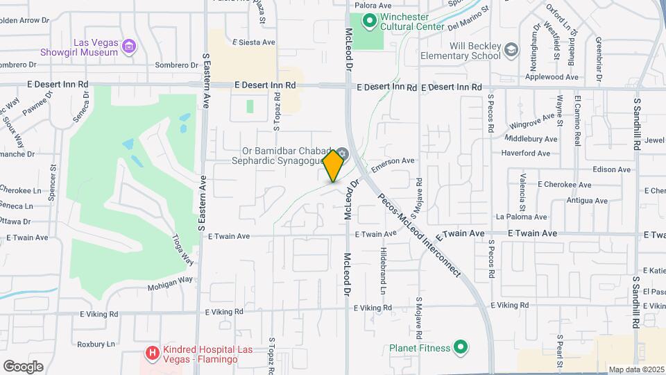 2920 E Gables Vale Ct Map and Location Details