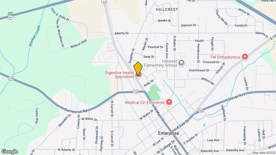 620 N Rawls St Map and Location Details