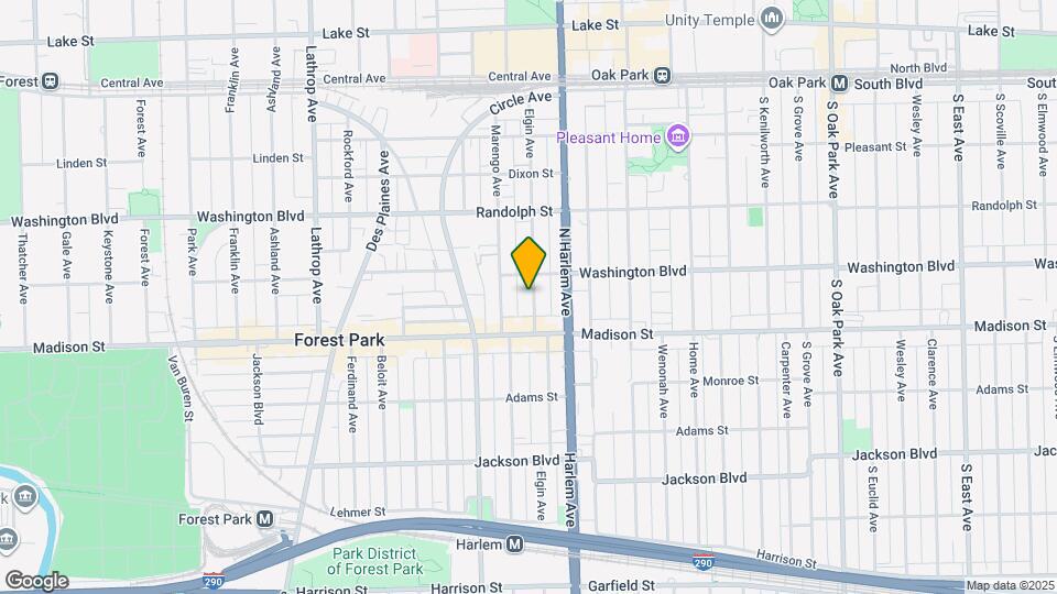 313 Elgin Ave Map and Location Details