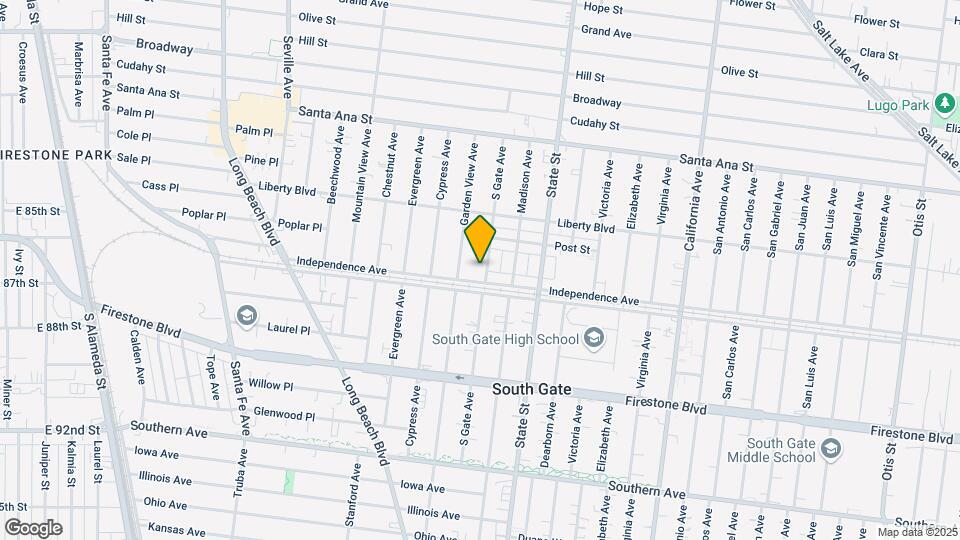 8469 S Gate Ave Map and Location Details