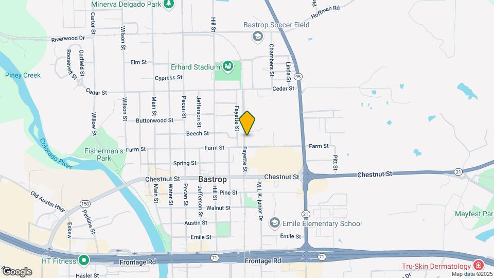 1207 Fayette St Map and Location Details