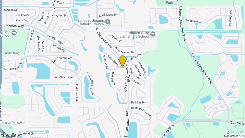 4706 Saddle Creek Pl Map and Location Details