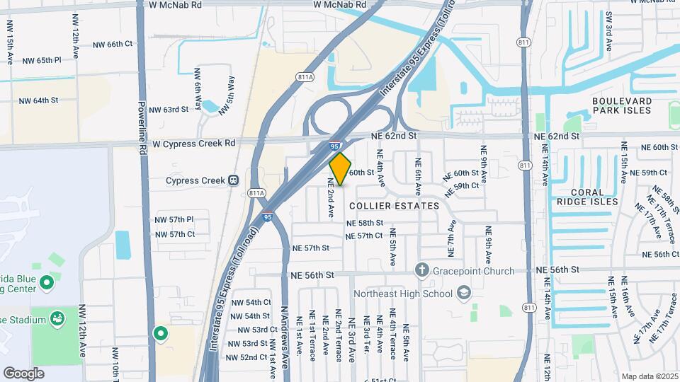 5941 NE 2nd Ter, Unit S Map and Location Details
