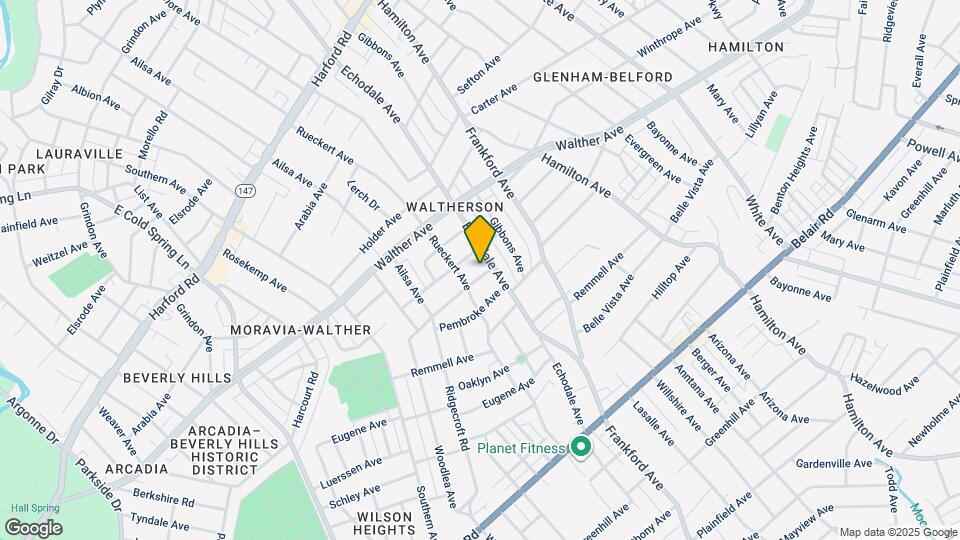 5212 Hillburn Ave, Unit 2nd Floor Map and Location Details