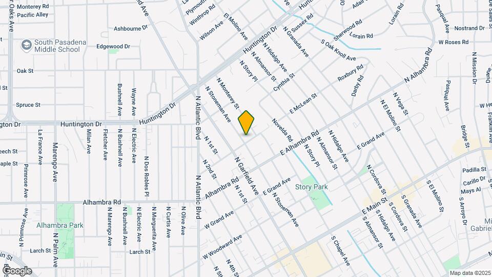 804 S Stoneman Ave Mapa y Detalles de la Ubicación