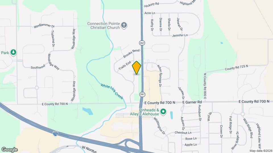 1573 Winding Creek Trail Mapa y Detalles de la Ubicación