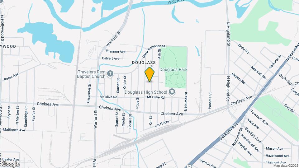 1623 Orr St Map and Location Details