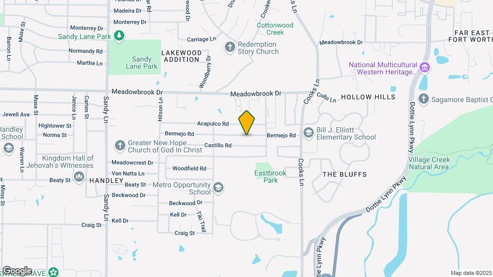 7808 Bermejo Rd Map and Location Details