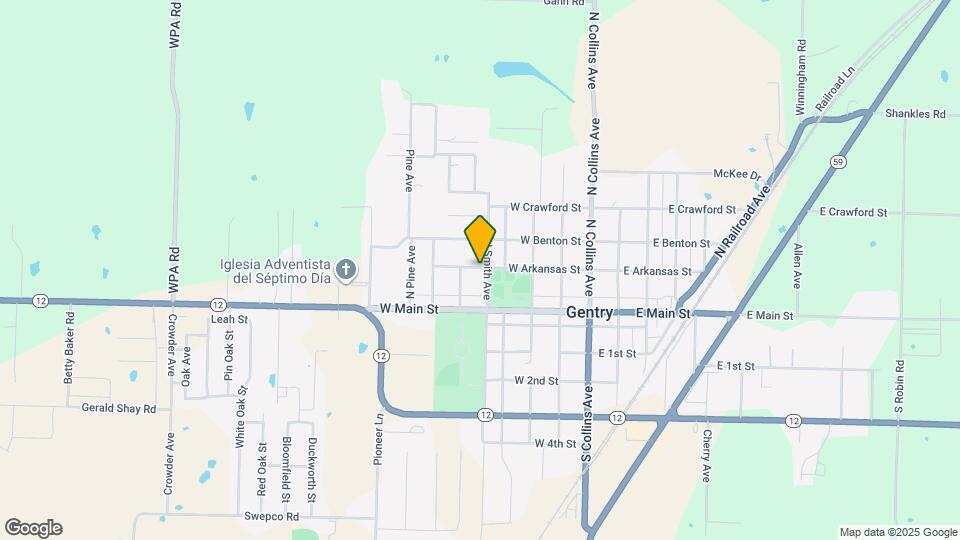 503 W Arkansas St Map and Location Details