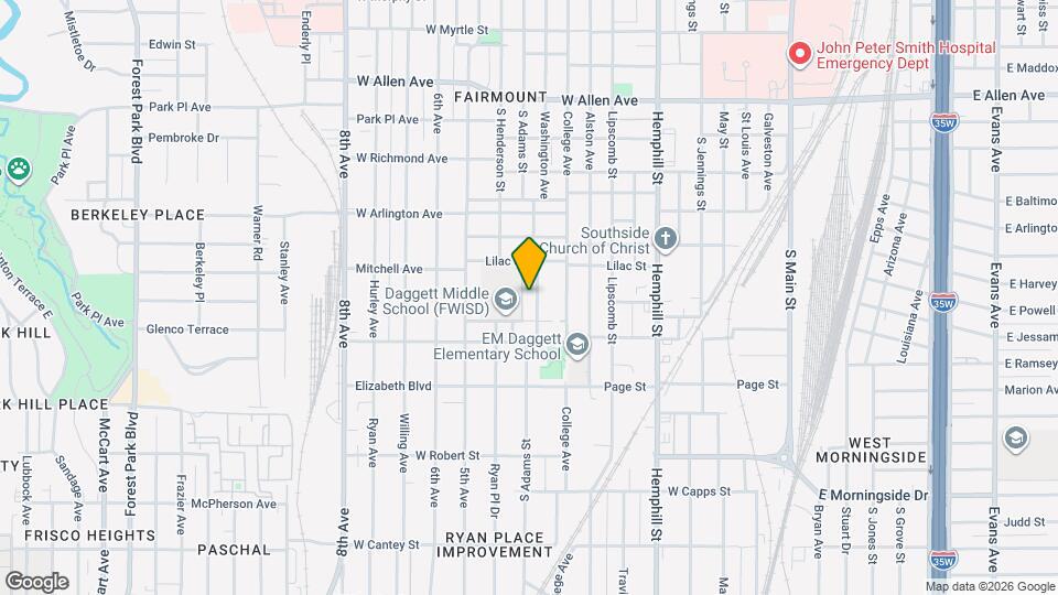 2232 Washington Ave Mapa y Detalles de la Ubicación