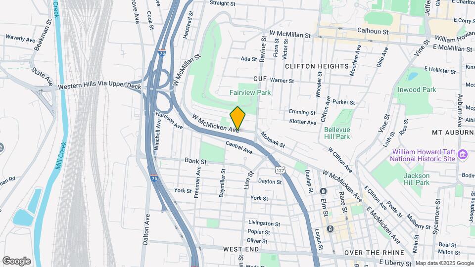 451 W McMicken Ave Map and Location Details