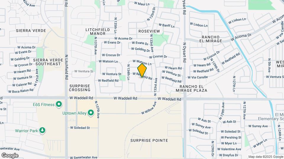 14054 N 133rd Ln Map and Location Details