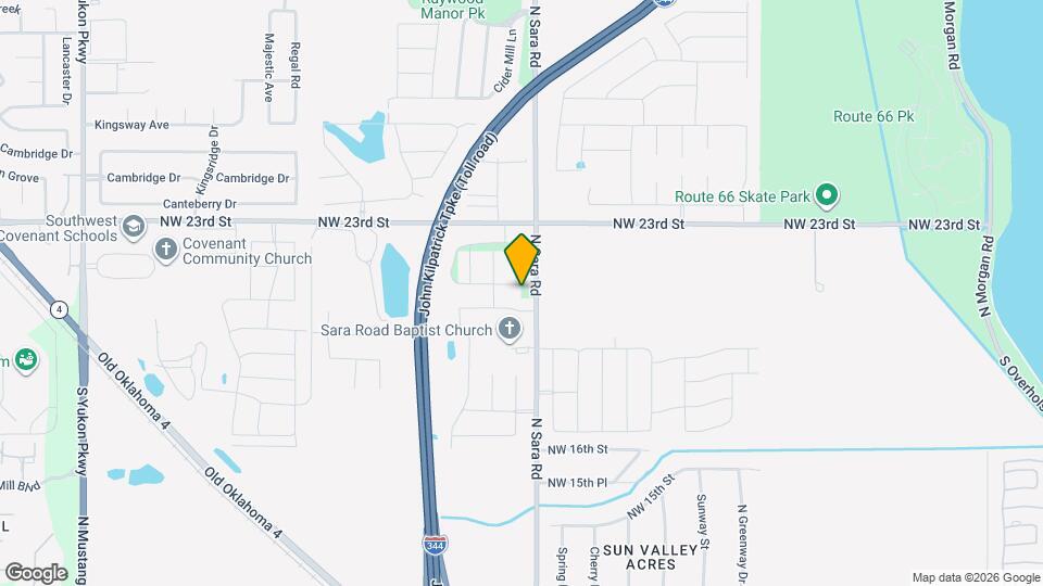 10604 NW 21st St Map and Location Details