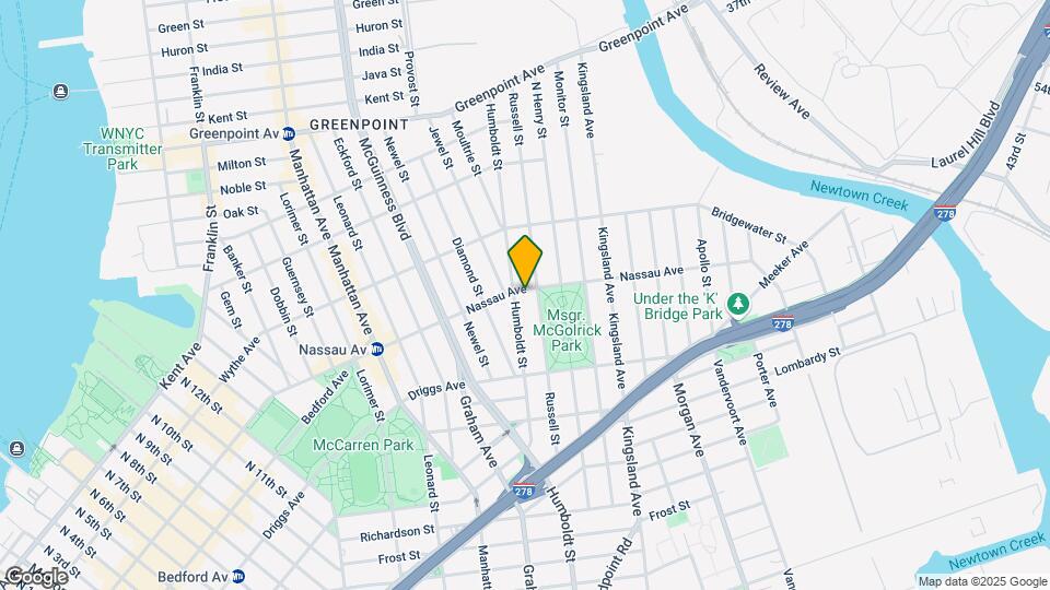 198 Nassau Ave Map and Location Details