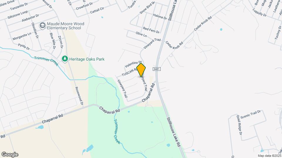 3302 Vineyard Trail Map and Location Details