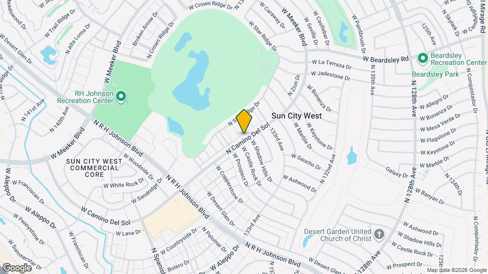 19454 N Camino Del Sol Map and Location Details