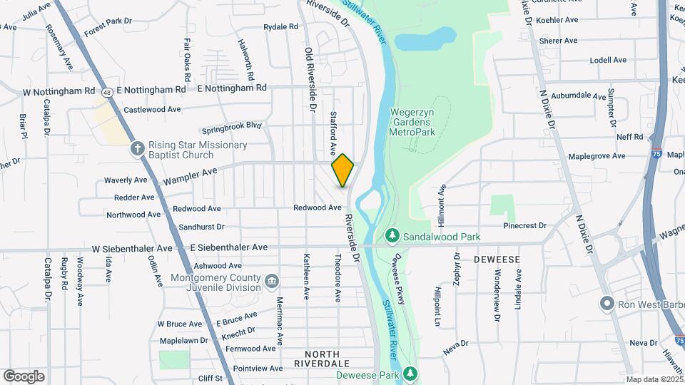 3811 Old Riverside Dr Map and Location Details