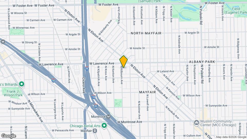 4735 N Kilbourn Ave Map and Location Details