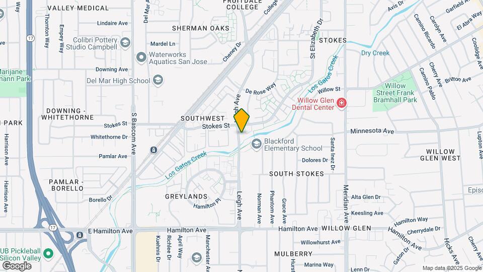 1290 Leigh Ave Mapa y Detalles de la Ubicación