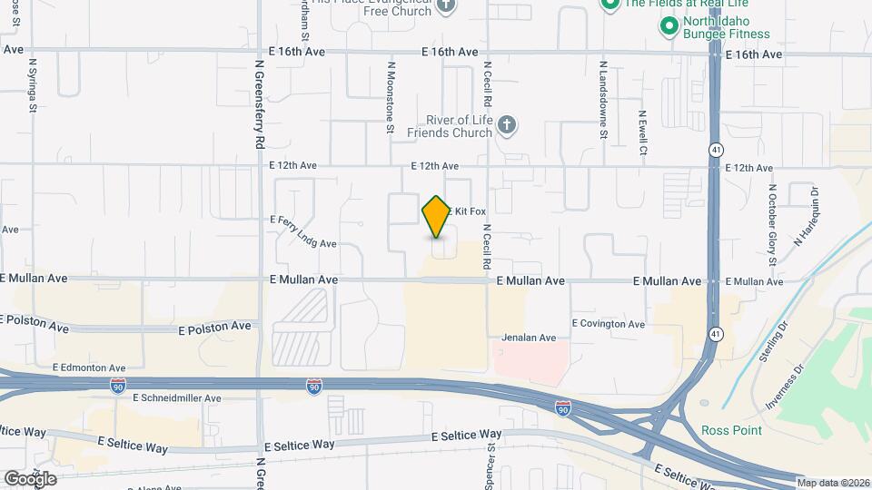 1101 N Forsythia Cir Map and Location Details