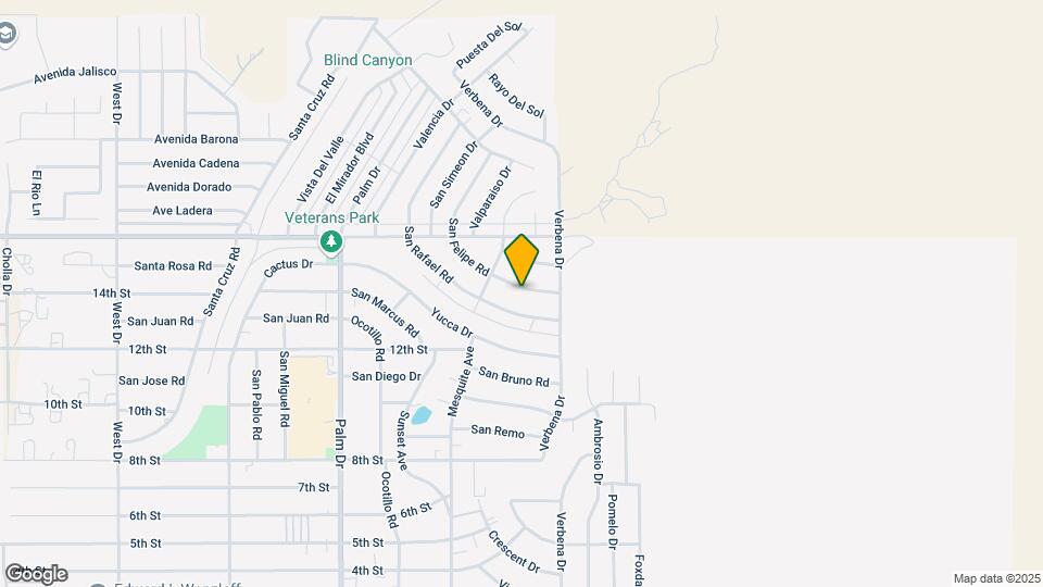 66927 San Felipe Rd Mapa y Detalles de la Ubicación
