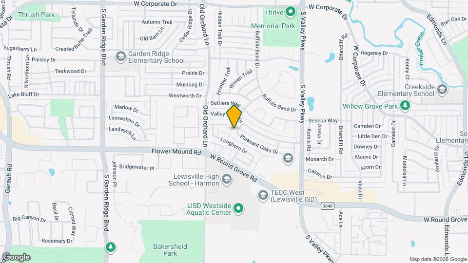 1216 Pleasant Oaks Dr Map and Location Details