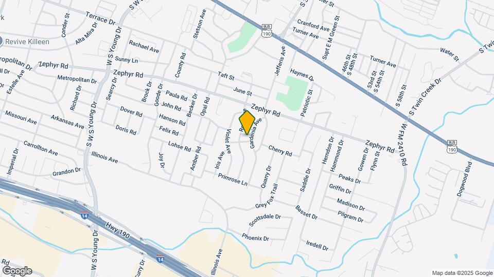 1323 Gardenia Ave Map and Location Details