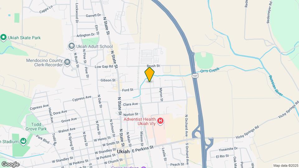 216 Ford St Map and Location Details