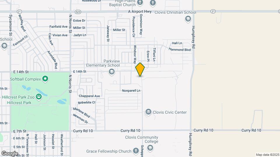 2729 Aldrich Rd Map and Location Details