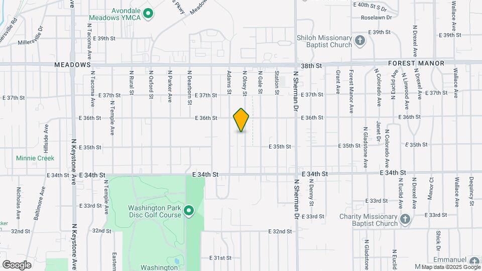 3522 N Olney St Map and Location Details