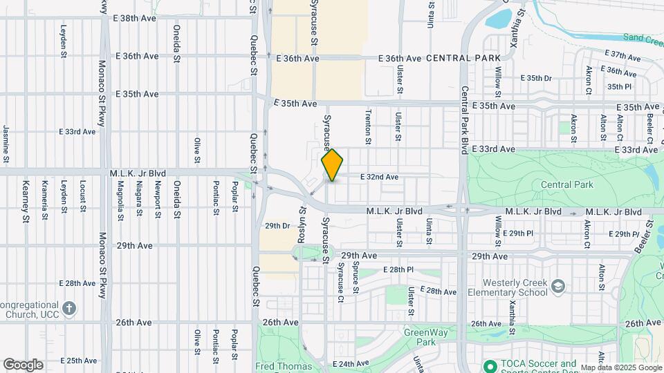3168 Syracuse St Map and Location Details
