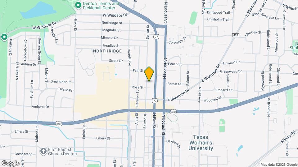 2212 Bolivar St Map and Location Details