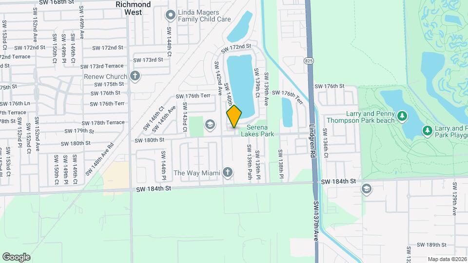 17975 SW 140th Ct Map and Location Details