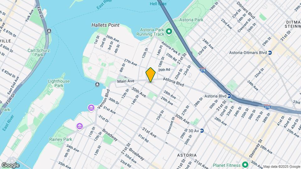 14-14 28th Ave Mapa y Detalles de la Ubicación