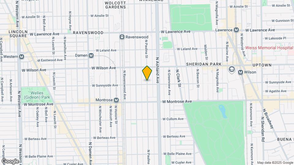 4504 N Paulina St Map and Location Details