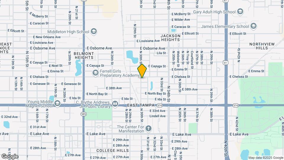 4303 N 30th St Map and Location Details