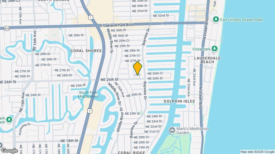 2601 NE 27th Way Map and Location Details