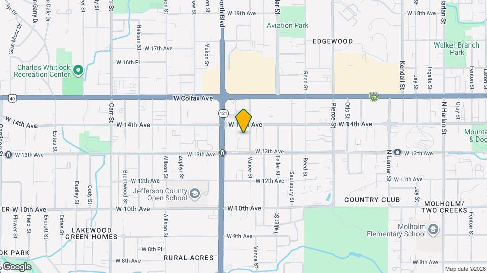 1387 Vance St Map and Location Details
