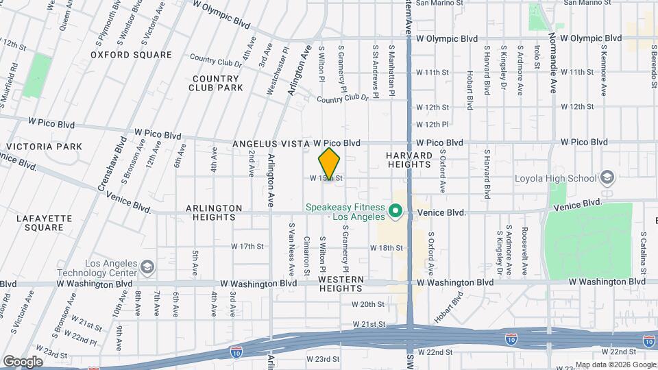 1510 S Wilton Pl, Unit 1510 Map and Location Details