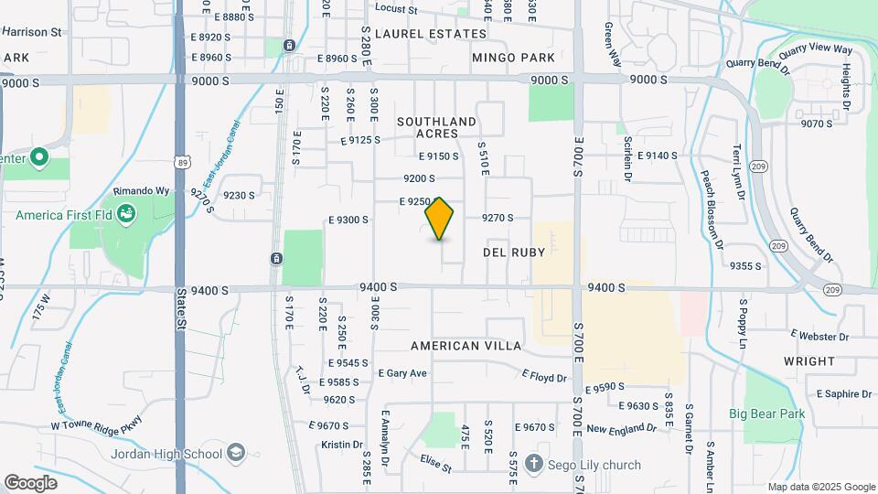 9326 S Sneddon Dr Map and Location Details