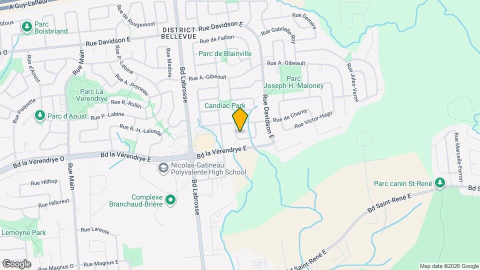 256 De Malartic Rue Map and Location Details