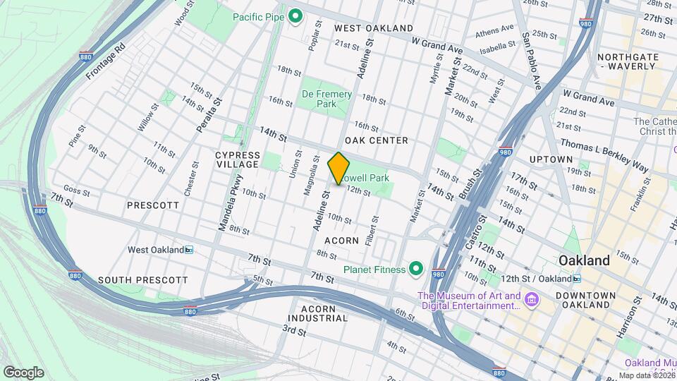 1121 12th St Map and Location Details