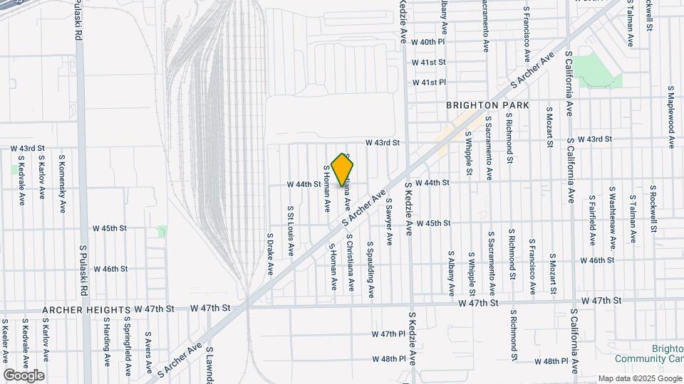 4410 S Christiana Ave, Unit 2 Mapa y Detalles de la Ubicación